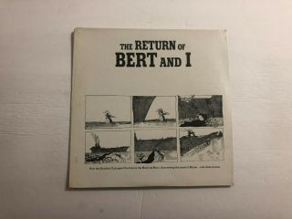Robert Bryan The Return Of Bert And I Lp Bert Inc.  Rec.  Us 1958 M 05e