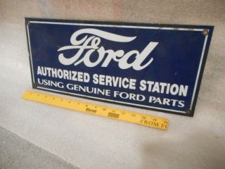 Vintage - (ford) Authorized Service Center Sign -
