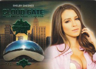 2019 Benchwarmer 40th National Shelby Chesnes Cloud Gate Green Foil Base Card /3
