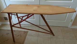 Antique Primitive Folding Wooden Ironing Board No.  0557 S