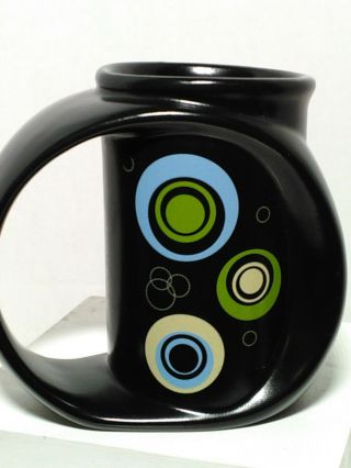 Solar Slate Black Coffee Mug by Chip Chipman - Miam Miam Mod art 3