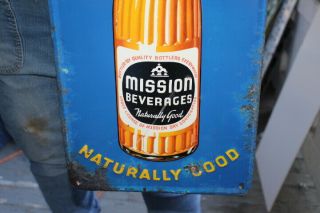 Vintage 1940 ' s Mission Orange Soda Pop Bottle 26 