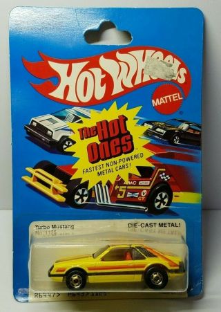 1979 Hot Wheels The Hot Ones Ford Turbo Mustang No.  1125
