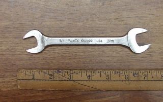 Old Tools,  Vintage Par - X 5/8 " X 11/16 " X 7 " Open End Wrench