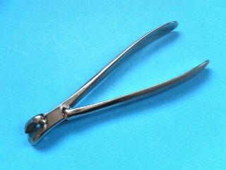 Antique French Collin Curved Bone Rongeur Medical Surgical Instrument
