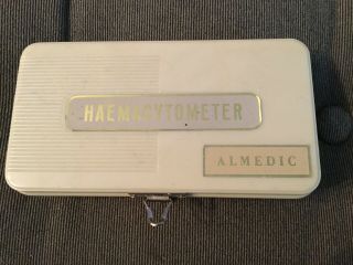 Antique Haemacytometer Complete Intact Medical Equipment Blood Cell Counter
