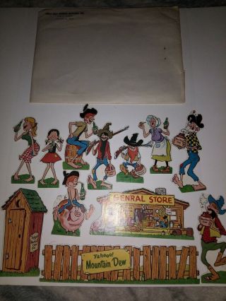 Vintage Mountain Dew Hillbilly Characters