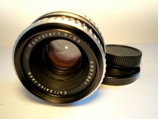 M42 Carl Zeiss Jena Pancolar 1,  8/50 - Top Vintage Lens - 50mm F1.  8