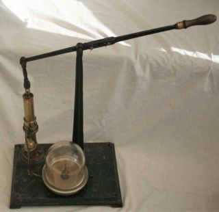 Large Antique Good Quality Demonstration Vacuum Pump C.  1890
