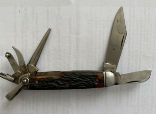 Ulster Wwii Ww2 10th Mountain Division Us Rare Pocket Knife 2wk Usa