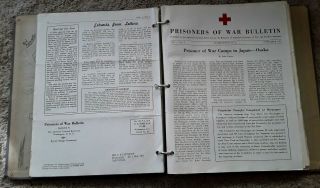 Red Cross Prisoner Of War Bulletins Wwii June 1943 - June 1945 Complete