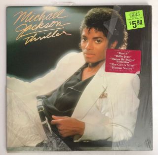 Michael Jackson - Thriller - Partially 1982 Us Album With Hype Sticker