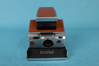 VINTAGE POLOROID SX - 70 LAND CAMERA WITH CASE AND ACCESSORIES 2