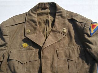 WW2 Ike Jacket 7th Army Staff Sergeant Size 42R 3