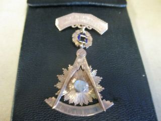Old Antique Freemason Masonic Mason 14k Gold Medal 14.  4g Dominion Lodge 815