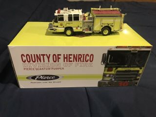 Pierce Quantum Fire Engine Pumper Henrico County 4 - 1/50 - Twh 081c - 01177