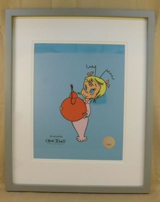 How The Grinch Stole Christmas Cindy Lou Who Cel Limited Edition Chuck Jones