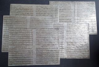 Antique March To The Klondike California Gold Rush Sheet Music Printing Plates