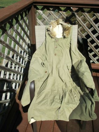 Ww2 Us Army Mountain Troops Anorak.  Large Size.