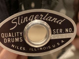 70s Vintage Slingerland Chrome Snare Drum W/ Case 2