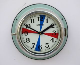 Vintage Slave Clocks Nautical Marine Time Ship Kappa Quartz Clock Korea