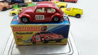 Matchbox/ Lesney 15d Volkswagen 1500 Saloon Beetle