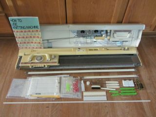 Vintage Brother Kh - 890 Knitting Machine,  Carriage Accessories Punch Cards