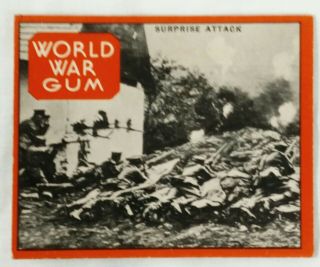 1933 Goudey Gum Co.  World War Surprise Attack 55