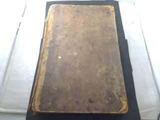 Antique Ledger Book & Stocks Info Nescopeck Bridge Company Pennsylvania 1839