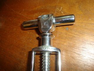Vintage Irvinware T Frame Style Ss Corkscrew Wine Opener Made In Italy