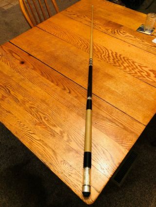 Vintage Abe Rich Pool Cue and case 2