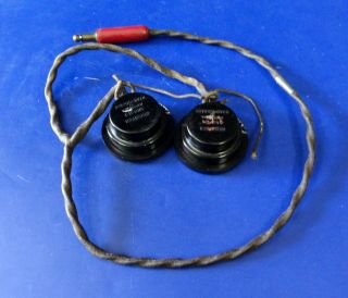 Usaaf/usn Flying Helmet Receivers Set W/anb - H - 1 - For A - 11/an - H - 15