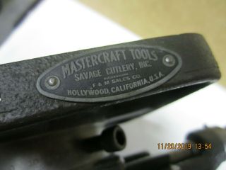 Vintage Mastercraft Tools Bench / Drill Press Vice U.  S.  A.