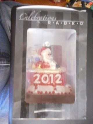 2012 Christopher Radko Santa In Sleigh With Presents