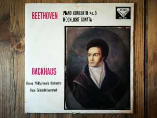 Decca Sxl2190 - Beethoven - Piano Concerto No.  3 - Backhaus - Schmidt - Isserstedt