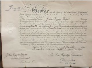 King George V Signed Documents