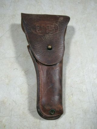 Vintage/antique Wwi Wwii Harpham Bros 1916 1911 Colt 45 Pistol Holster