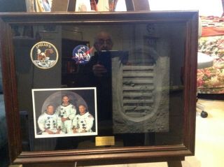 Kennedy Space Centre Apollo 11 Display Case. 2