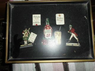 Antique Vintage Drink Tray,  Musical,  Plays " How Dry I Am ".  Mid Century Treasure