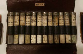 Antique Medical Apothecary Kit Parke Davis Pharmacopia 3