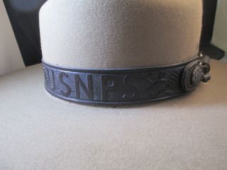 Retired Stetson Usnps National Park Service Ranger Hat & Hat Band Sz 7 Beaver