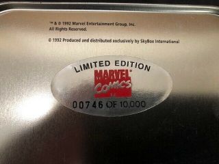Marvel Universe Series 3 1992 Collectors Tin 746/10000 3