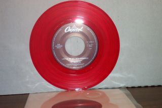 The Beatles 45 Rpm " Lucy In The Sky With Diamonds " Red Vinyl " Juke Box " M -