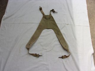 WW2 GI Medic Bag Suspenders - - Unit Marked - - 2