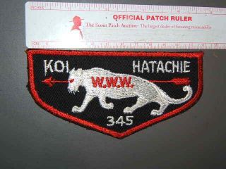 Boy Scout Oa 345 Koi Hatachie Flap H - 6960s
