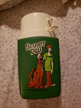 Vintage 1973 Scooby Doo Thermos Green Hanna Barbera Vintage Lunchbox