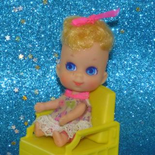 Mattel Rarest Liddle Kiddle Baby Diddle Doll Sears Exclusive Outfit No Shoes