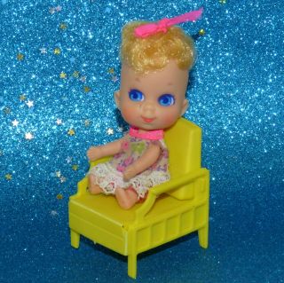 Mattel Rarest Liddle Kiddle BABY DIDDLE DOLL Sears Exclusive outfit no shoes 2