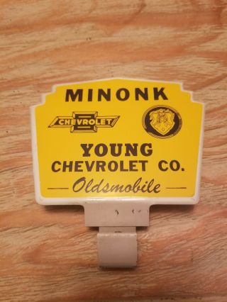 Young Chevrolet Minonk Illinois License Plate Topper Chevy Lowrider