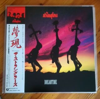 The Stranglers Dreamtime Lp Japan With Obi And 4 Page Insert 1986 28 - 3p - 789